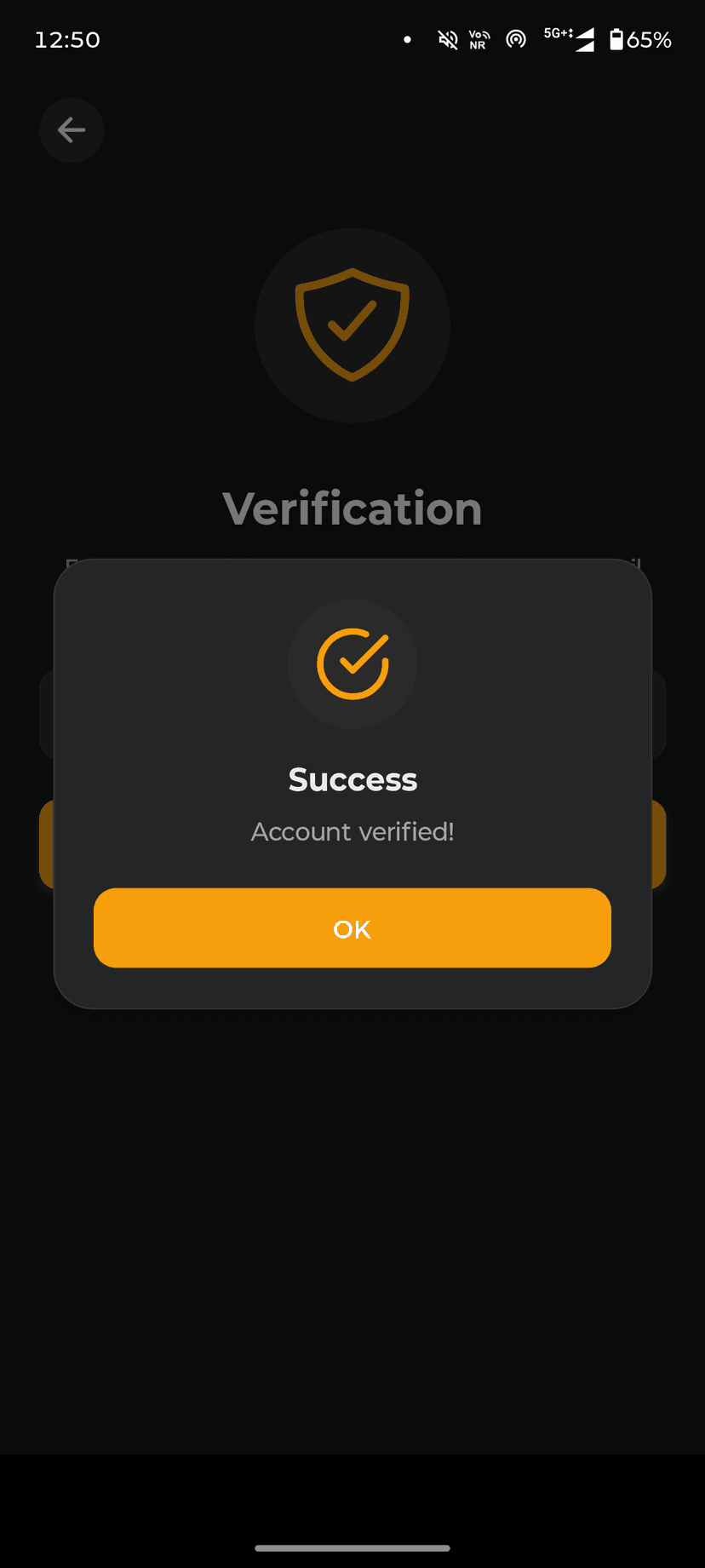 Verified Successfully