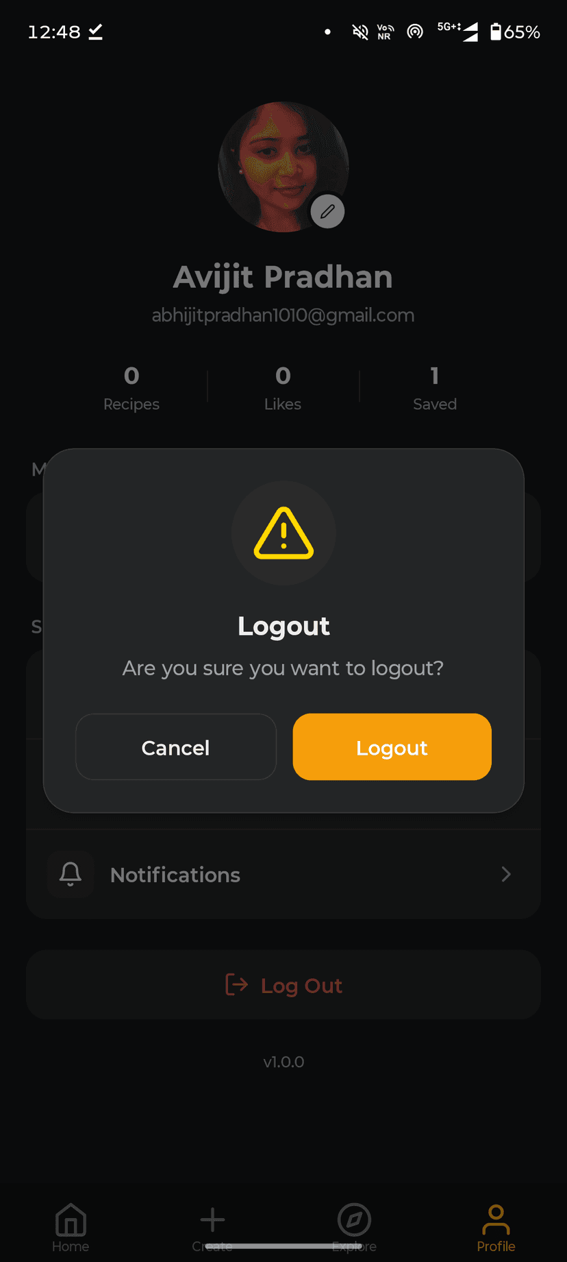 Logout